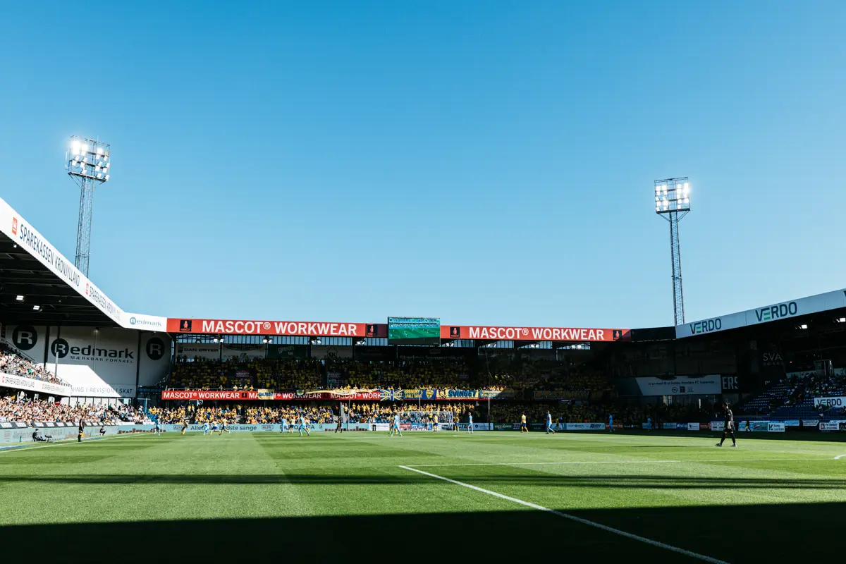 Changes in the away section for the match in Randers